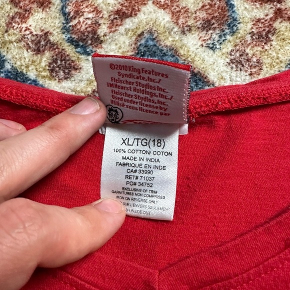 Vintage Betty Boop Misbehavin’ T-shirt Medium - Picture 4 of 6